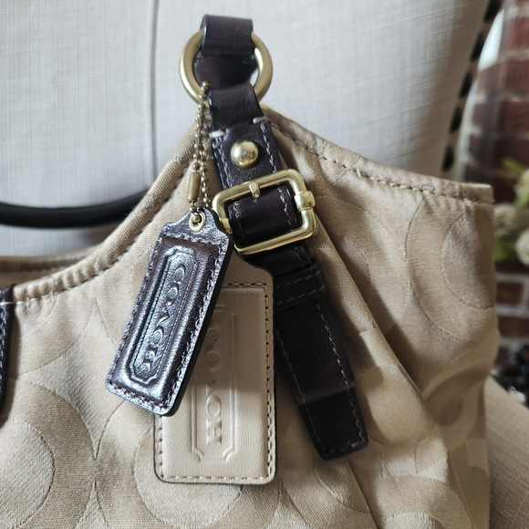 Coach Signature Maddison Sateen Abigail Satchel Shoulder Bag 18648 - Picture 3 of 15